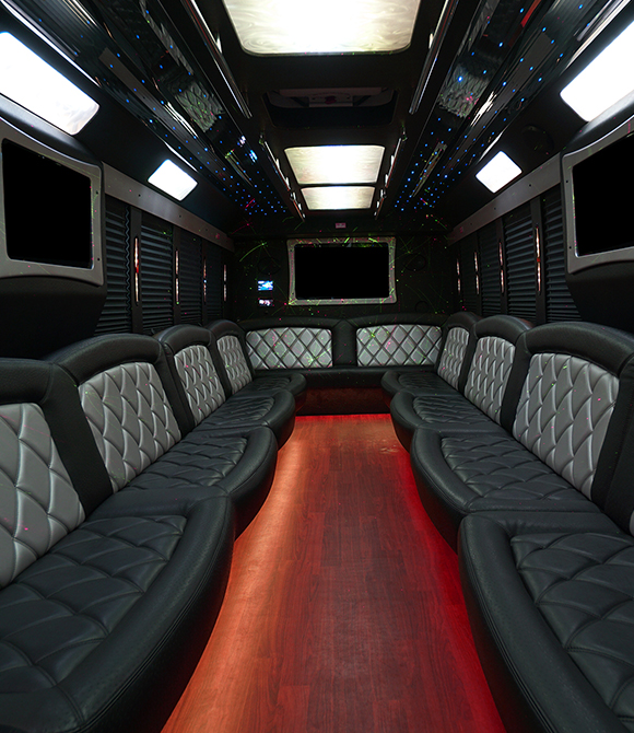 warren limo bus