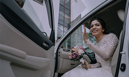 wedding limo ride