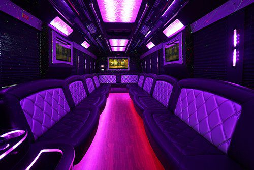 party bus rental lounge