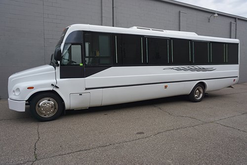 livonia party bus rental exterior