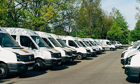 fleet of vehicles